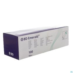 Bd Emerald Seringue 10ml Luer Slip 100 307736