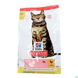 Science Plan Feline Adult Light Chicken 10kg
