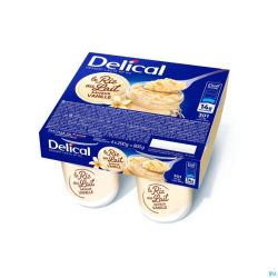Delical Riz Lait Vanille 4x200g