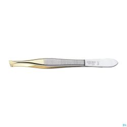 Mörser pince, point incliné, doré N°24B