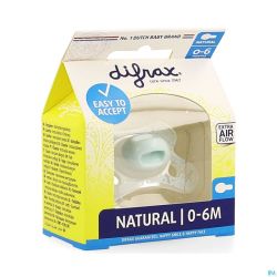 Difrax Sucette Natural 0-6m