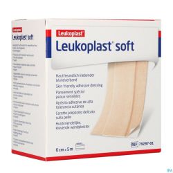 Leukoplast Soft 5mx6cm 1