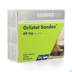 Orlistat Sandoz Caps Dure 84 X 60mg