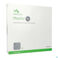 Mepilex Ag Pansement Steril 17,5x17,5cm 5 287321