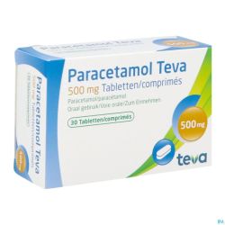 Paracetamol teva 500mg nf tabl  30 x 500mg