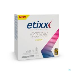 Etixx Isotonic Lemon Tabl Efferv. 6x10