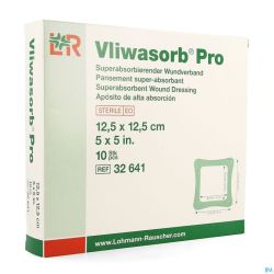 Vliwasorb Pro Pansement 12,5x12,5cm 10 32641