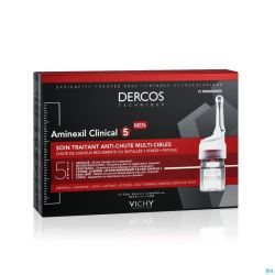 Vichy Dercos Aminexil Clinical 5 Men Amp 21x6ml