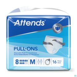 Attends Pull-ons 8 M 1x16