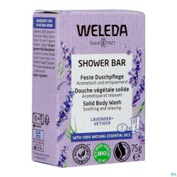 Weleda Shower Bar Lavande + Vetiver 75g