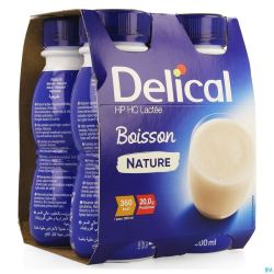 Delical Boisson Lactée Hp-hc Nature 4x200 Ml