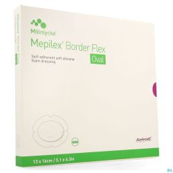 Mepilex Border Flex Oval Pans 13x16cm 5 583300