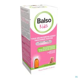 Balso Kids Sirop Toux S/sucre 125ml + Pipette Nf