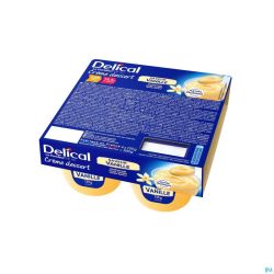 Delical Creme Dessert La Floridine Vanille 4x125g