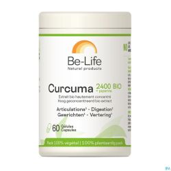 Curcuma 2400 + Piperine Bio Be Life Gel 60