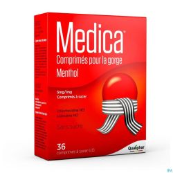 Medica Comprimes Gorge Menthol 36 Ud