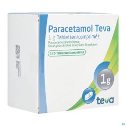 Paracetamol teva 1 g comp 120 x 1 g blister