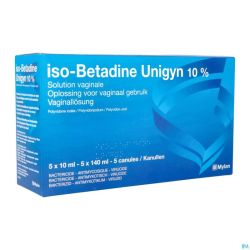 Iso Betadine Unigy 10% Sol Vaginale Fl 5x10ml Nf