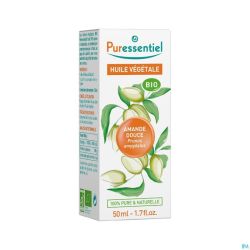 Puressentiel Huile Vegetale Bio Amande Douce 50ml