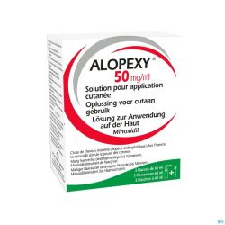 Alopexy 50mg/ml Sol Application Cutanee Fl 3x60ml
