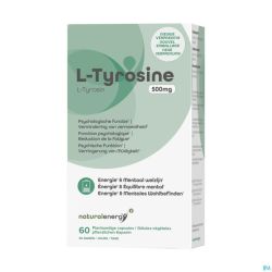 Natural Energy l-tyrosine 500mg Caps 60