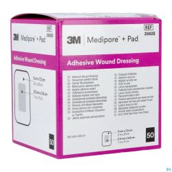 Medipore + Pad 3m 5x 7,2cm 50 3562e
