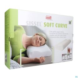 Sissel Soft Curve Compact Oreiller+taie Velours