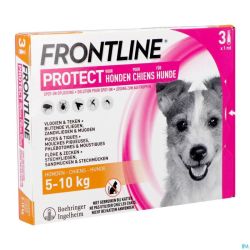 Frontline Protect Spot On Sol Chien 5-10kg Pipet 3
