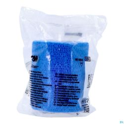 Coban Bande El.coh. Bleu 7,5cmx4,5m Etire Roul. 1