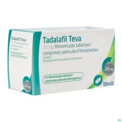 Tadalafil Teva Pi Pharma 20mg Comp Pell 24 Pip