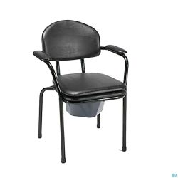 Chaise Percee Noir/anthracite 9062 Vermeiren