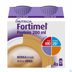 Fortimel Protein 200ml Moka 4x200ml
