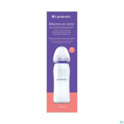 Lansinoh Biberon Verre + Tetine 240ml 4
