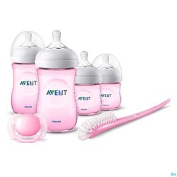 Philips Avent Natural 2.0 Kit Nouveau Ne Rose SCD301/03