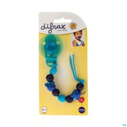 Difrax Cordon Attache Tetine En Perle Garcon 967