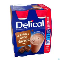 Delical Concentre Chocolat 4x200ml