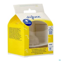 Difrax Tetine Natural Wide Large 678