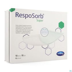 Resposorb Super 10x10cm 10 P/s