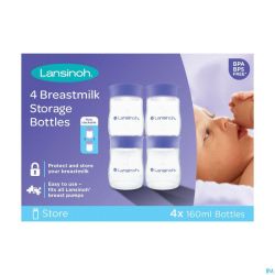 Lansinoh Allaitement Pot Conservation Lait 3x160ml