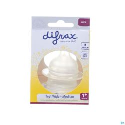 Difrax Tetine Natural Wide Medium 676