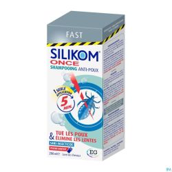Silikom Once Shampooing A/Poux A/Lente       200Ml