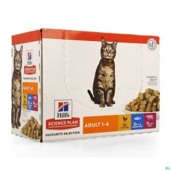 Hills Sc.plan Feline Adult Multip. Classic 12x85g