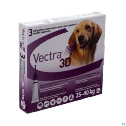 Vectra 3d Sol Spot-on Chien Pipet 3x4,7ml