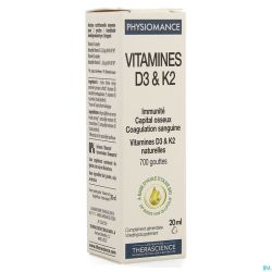 D3 K2 Fl 20ml Physiomance Phy309