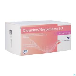 Diosmine+hesperidine eg 900mg+100mg comp 90