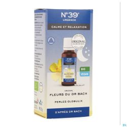 Fleurs de Bach Bio N°39 Urgence Nuit Perles 20g