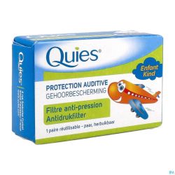 Quies Protection Auditive Avion Enfant 1 Paire