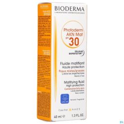 Bioderma Photoderm Akn Mat Spf30 Tube Canule 40ml