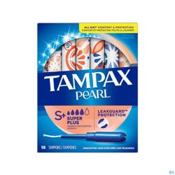 Tampax Pearl Compak Super Plus 18