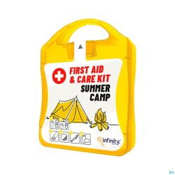 Summer Camp First Aid&care Kit Yellow Box 18 Prod.